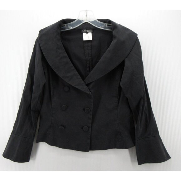 Noriko Maeda Blazer 40 Foxey Japan Silk Jacket Double Breasted Small - Picture 1 of 11